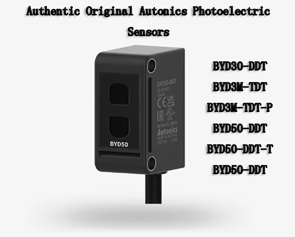 Original Autonics Photoelectric Sensors BYD30-DDT BYD3M-TDT BYD3M-TDT-P BYD50-DDT BYD50-DDT-T BYD50-DDT-U