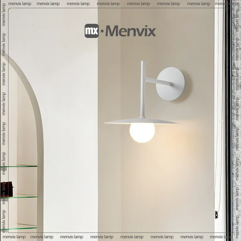 Menvix-Lámpara de pared moderna, accesorios de iluminación LED nórdicos, candelabros creativos para mesita de noche, sala de estar, decoración interior del hogar, luminaria