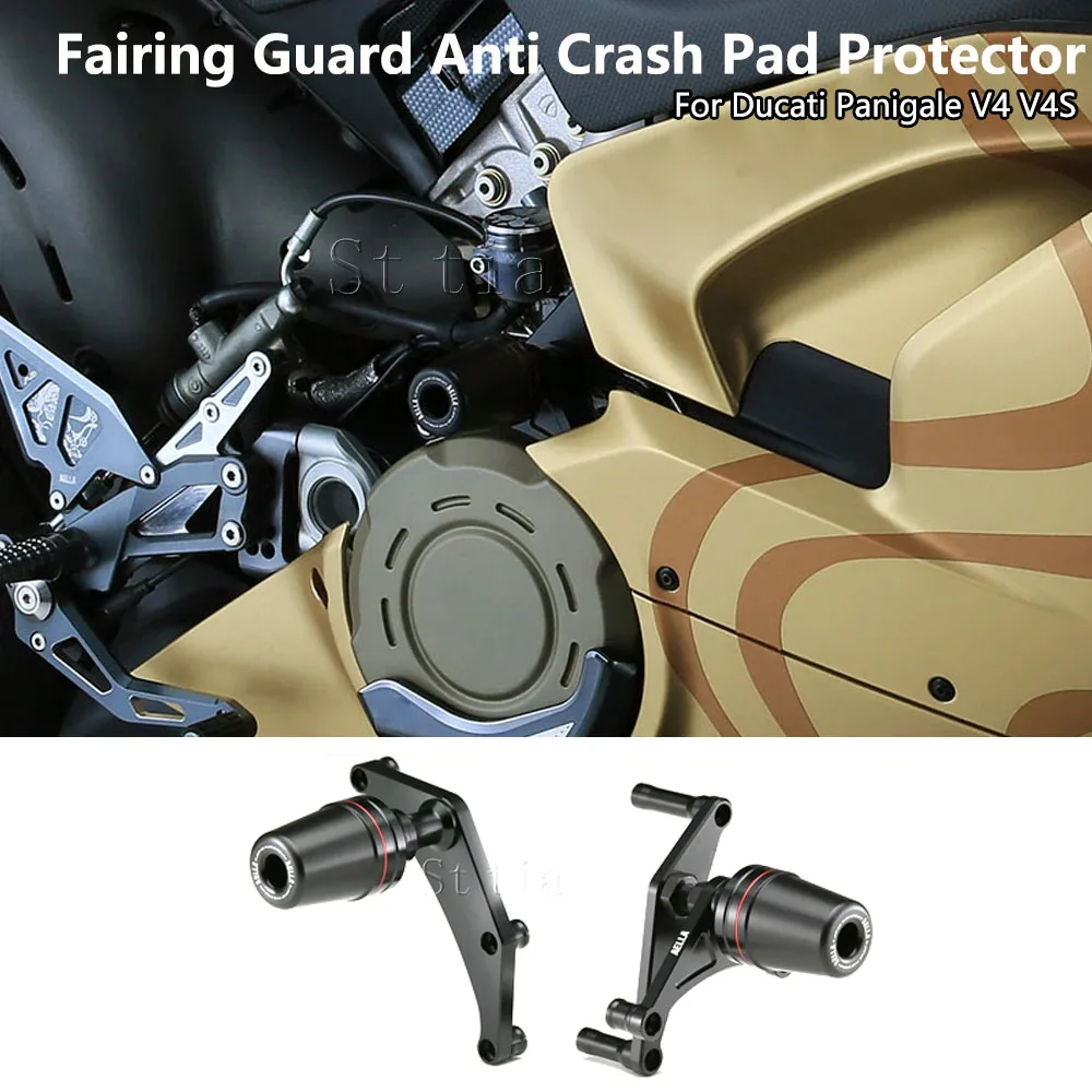 For DUCATI Panigale V4 V4S 2022 2023 Motorcycle Fairing Guard Frame Slider Crash Pads Falling Protector accessories PANIGALE V4
