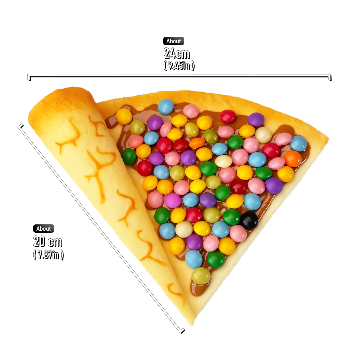 Simulated Fren Chdessert Crepes, Fake Cream, Fruit Decorations, Customizable imitations