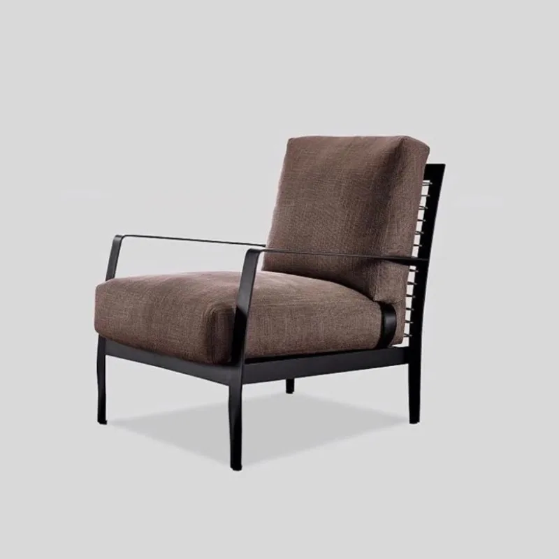 Freizeit Schmiedeeisen kreativer leichter Luxus Tiger Stuhl Rückenlehne fauler Stuhl