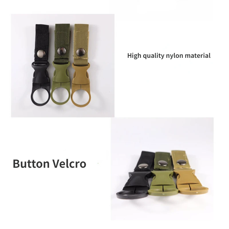 Mountaineering Buckle Outdoor Keychain Tactical Gear Clip Keeper Pouch Belt Keychain Gloves Rope Holder Military Hook Camping