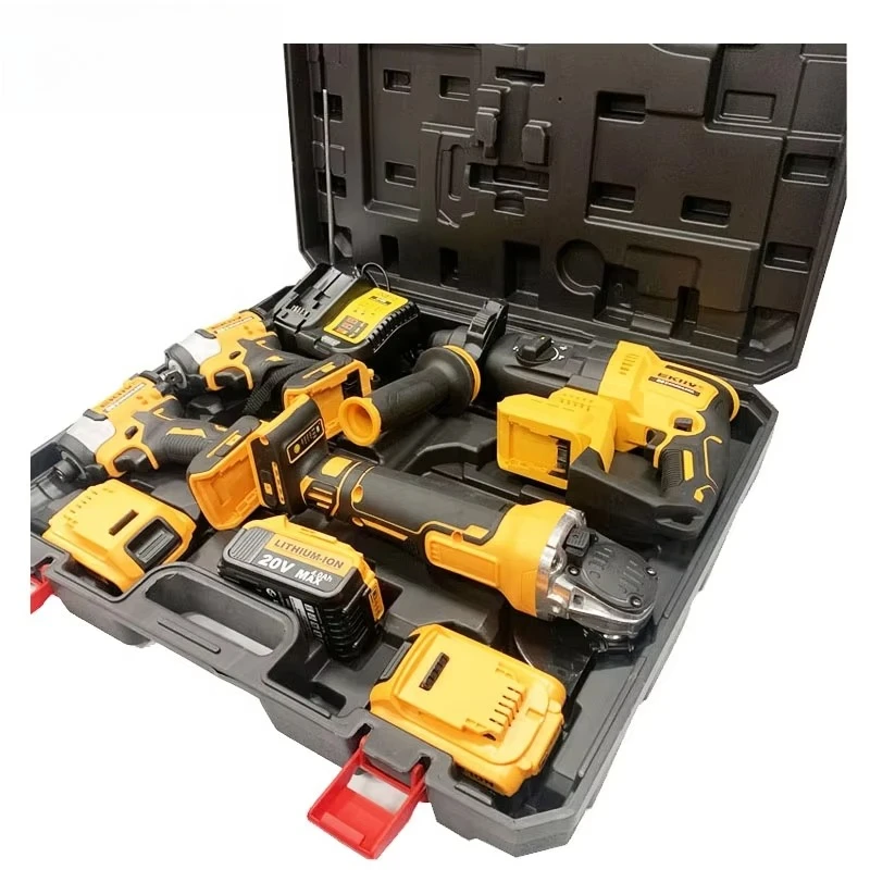 

21V Portable Cordless Impact Drill Power Screw Drivers 3 in 1 Rechargeable Lithium Electric Hand Drill Home Electric Screwdriver