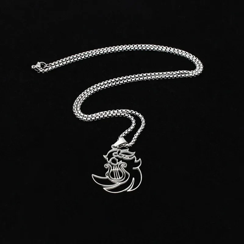 Yuan Shen Necklace for Women Barbatos Necklaces Woman High Quality Trend Necklac Silver Color Fashion Lovers Gift Jewelry