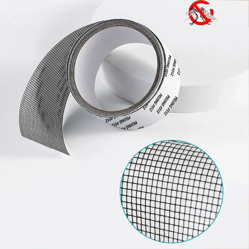 

Window Screen Repair Tape Mosquito Net Door Mesh Fix Patch Waterproof Self-Adhesive Anti-Insect Mosquit Mesh Broken Hole Patches