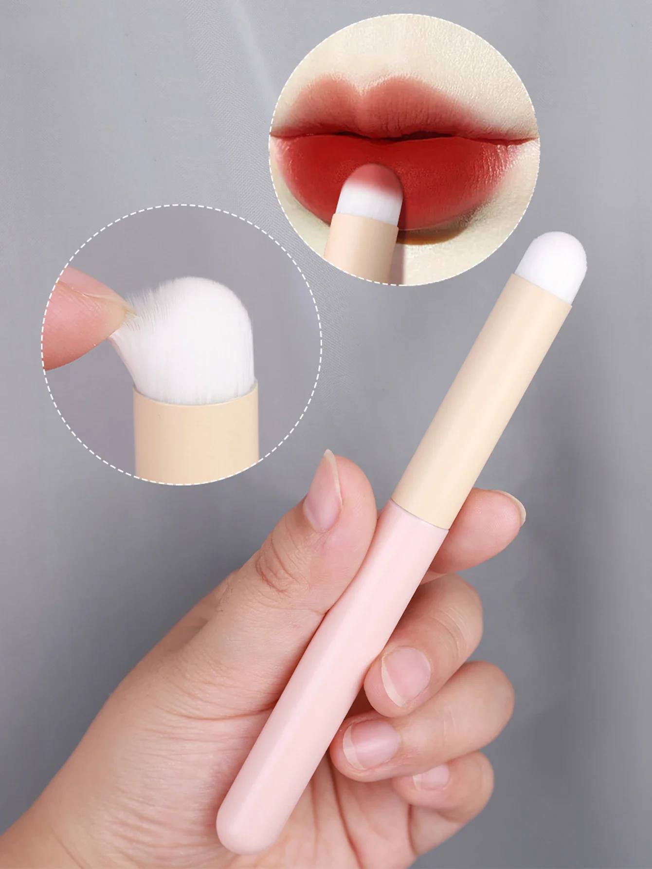 3pcs Multifunctional Makeup Lip Brush Concealer Brush Lipsticks Lip Smudging Concealer Cosmetic Soft Wet Dry Use Facial Tools