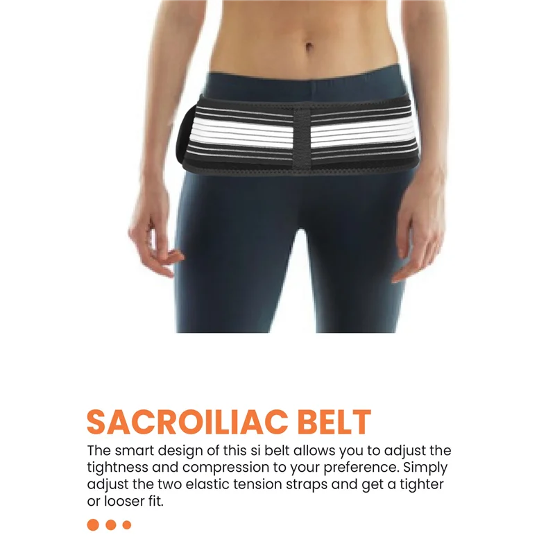 

B06C-SI Joint Hip Belt Pelvic Support Belt Joint Support Belt Lower Back Support Brace Sacroiliac Belt Stabilize SI Brace