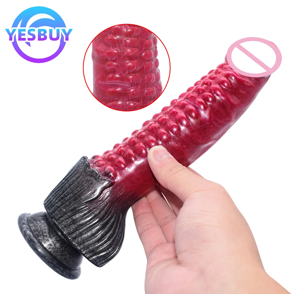 

YESBUY Fantasy Crocodlie Dildo Animal Fake Penis Anal Sex Toy For Female Male Masturbator Anus Clitoris Massager Adult 18+ Tool