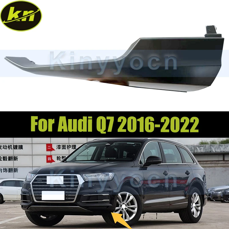 

Unpainted Front Bumper Corner Cover For Audi Q7 2016 2017 2-2022 Bumper Corner Cover Molding Trim 4M0807061E 4M0807062E