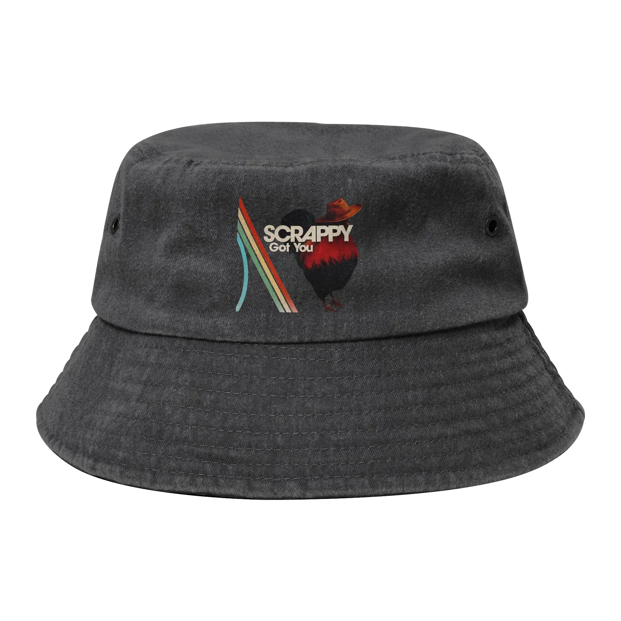 Arc Raiders Scrappy Got You Bucket Hats for Women Men Beach  Distressed Washed Field Hat UV Protection for Vacation Fishing Cap