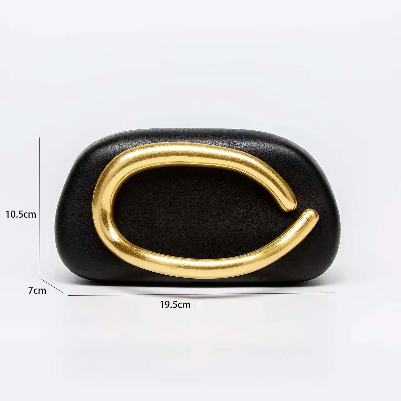 2025 Trendy acryl clutch portemonnees metalen handvat portemonnee dames avondtasje voor bruiloften dame feesten skin-touch coating handtas