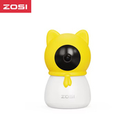 ZOSI C516 2.5K 4MP Plug-in PT Wireless Security Indoor Camera with Cry Detection, Virtual Fence,2.4/5GHz WiFi Smart Baby Monitor