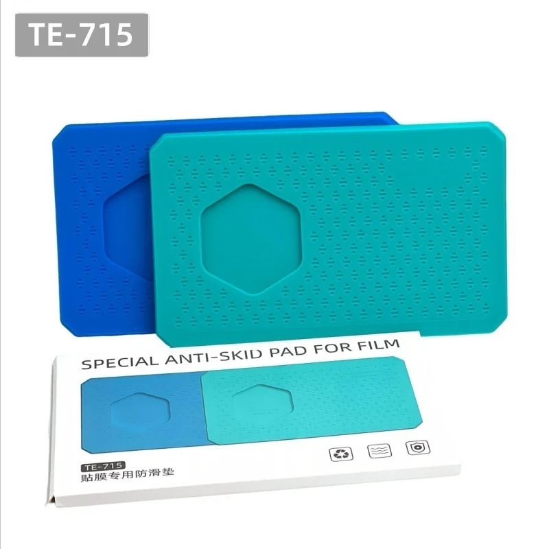 TE-715 Mini LCD Screen Film Repair Pad with Camera Protection Function Good Elasticity No Deformation Anti-slip Mat