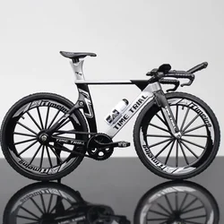 1:10 Mini Alloy Bicycle Model Diecast Metal Finger Racing Mountain Bike Folded Cycling Ornaments Collection Toys For Children