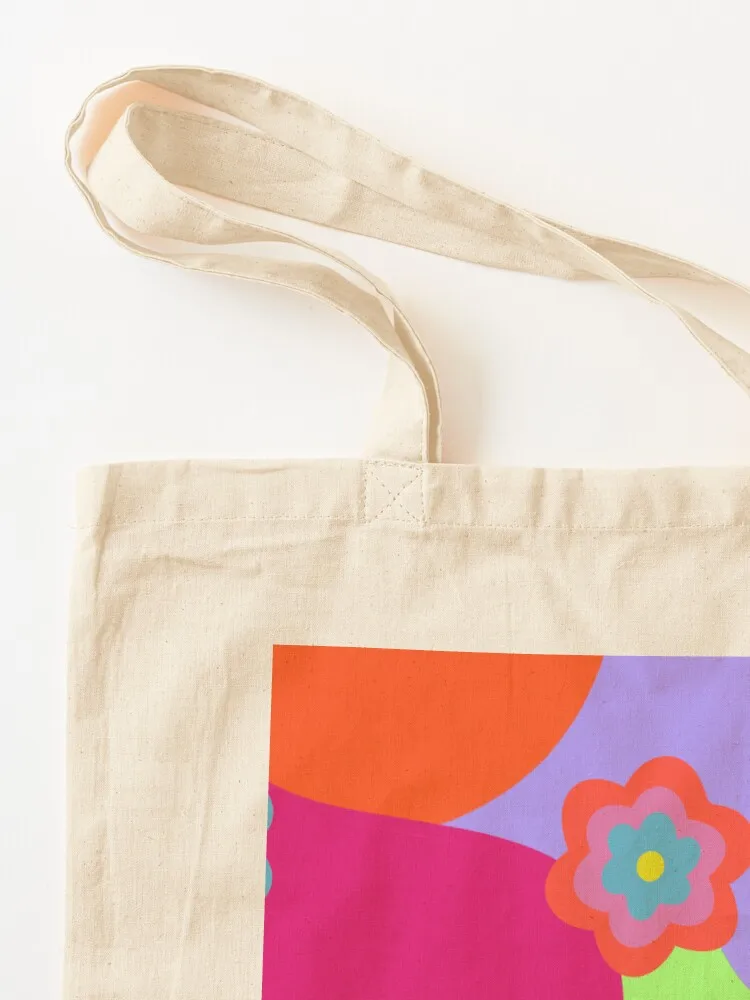 Flower power Tote Bag hand bag ladies sacs de shopping supermarket folding bag eco folding