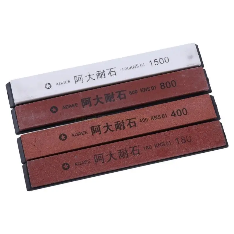 4pcs/Set System System Shinkstone Whetstone Stone Grit 180# 400# 1500#