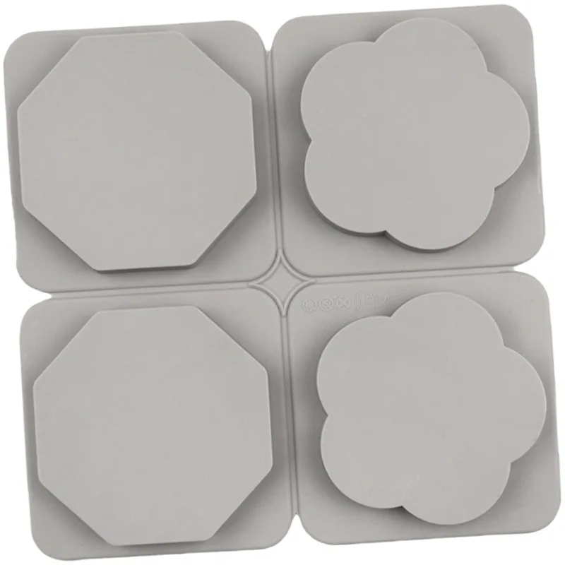 4 مجموعات من قوالب العلاج العطري المصنوعة من السيليكون على شكل زهرة، وقوالب العلاج العطري لمنفذ هواء الجبس المقاومة لدرجات الحرارة العالية