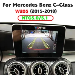 For Mercedes Benz C-Class W205 Reverse Camera Interface 2015 2016 2017 2018 Front rear parking display camera adapter decoder