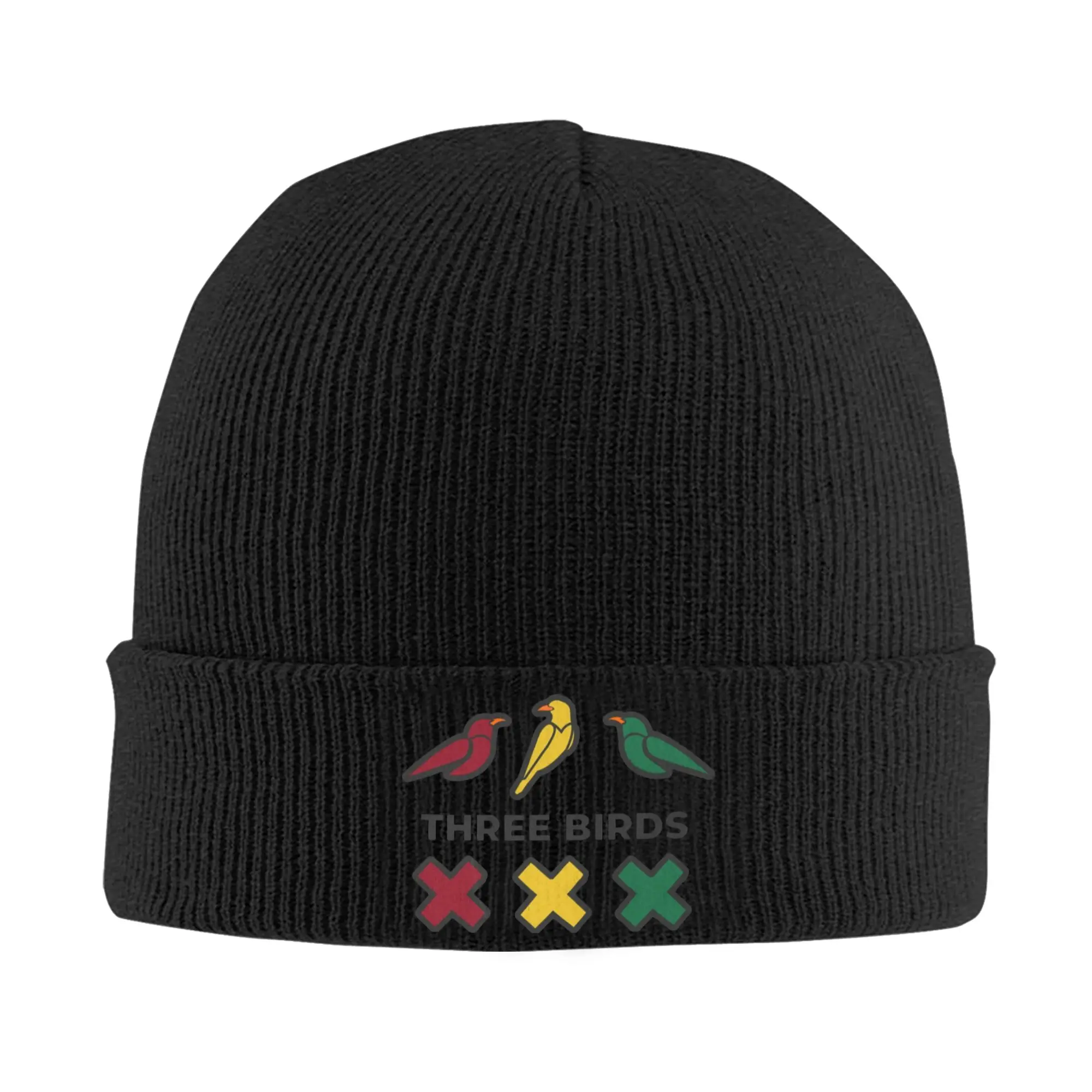 Custom A-Ajaxed Bob Marley Bonnet Hat Cool Knitting Hats Men Women Unisex 3 Little Birds Warm Winter Skullies Beanies Caps
