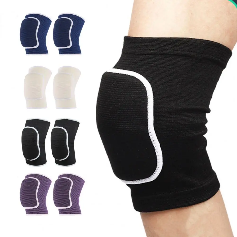 1 Pair Breathable Knee Pads Shock Absorption Extra Soft Knee Braces Ultra-thick Elbow Wraps Joints Support Sports Supplies