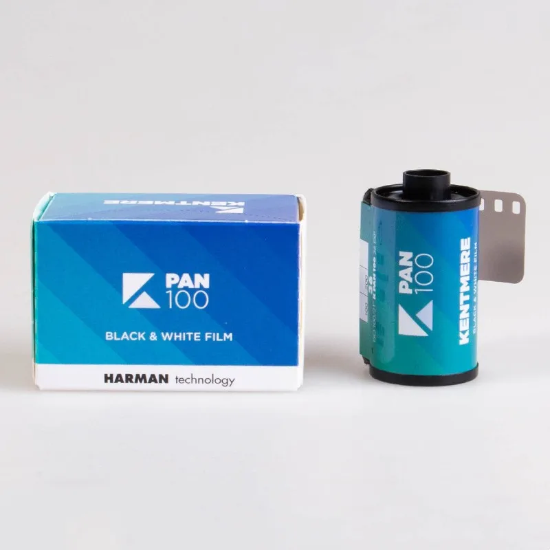 Uk Kentmere Pan 100 135Mm Zwart-Wit Negatieve Retro Film 36 Vellen/Rol