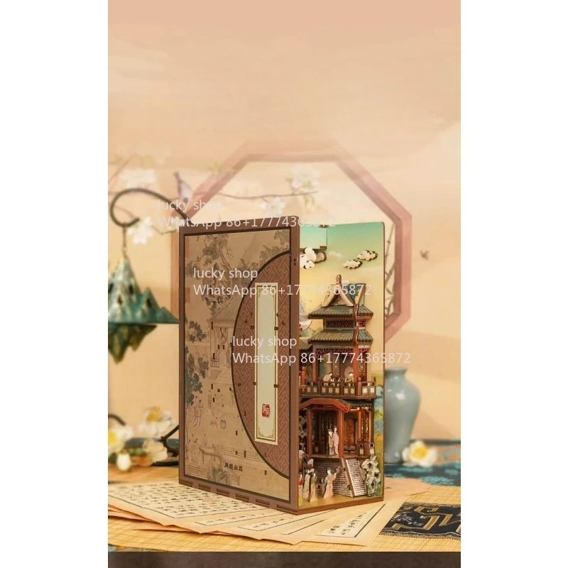 

Деревянный конструктор-блоки для сборки садовой беседки, ручная работа, DIY, новогодний подарок для женщин