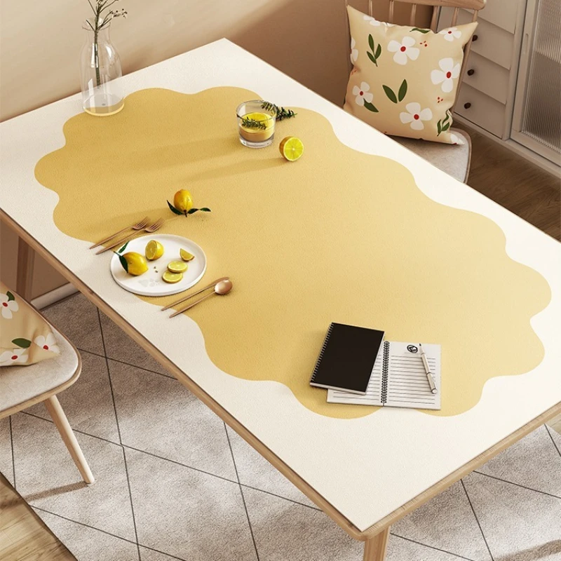 Cute Dining Table Mat Waterproof Oil-proof Insulation Mats Anti-slip Scratch-resistant Desktop Protection Mat Easy Care PVC Mats