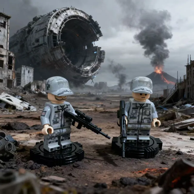 

SEMBO BLOCK The Wandering Earth Moon Surface Transport Vehicle Predator Drone Building Blocks Educational Toy for Boys Gift