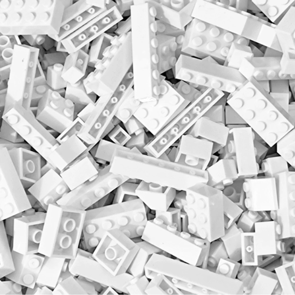 120/240PCS Bouwstenen Lot Pack Stad Klassieke Bakstenen Gesorteerd door Kleur Bakstenen Blokplaat Creatief Speelgoed Compatibel met Legoeds
