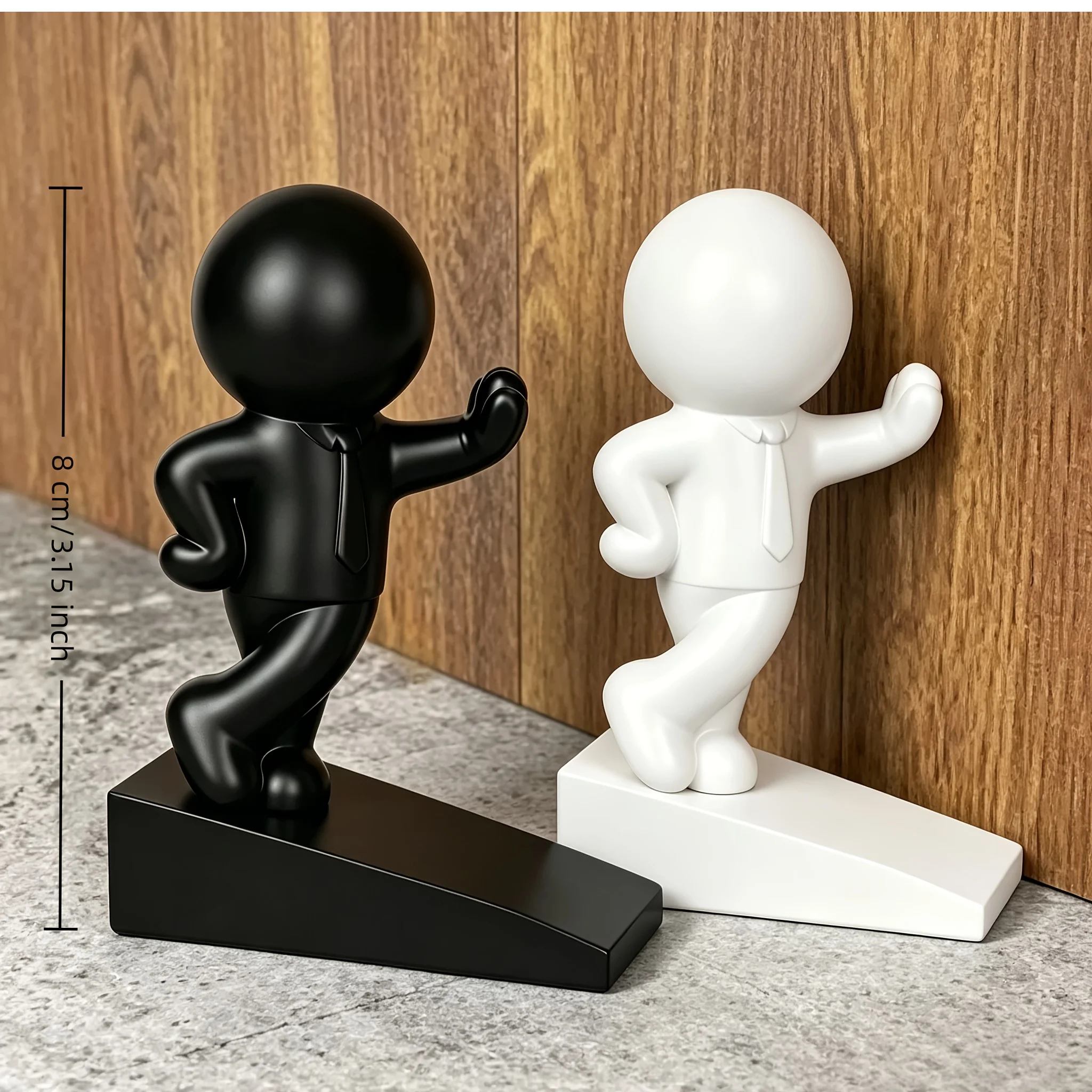 3D Printed Doorstop, Creative Multi‑Functional Decor Piece, Stylish Art Ornament for Modern Home Office, Ideal Holiday Gift