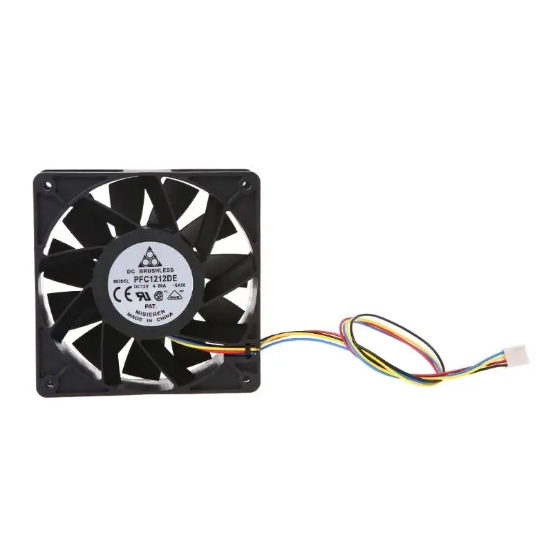 Ventilador de refrigeración sin escobillas para ordenador, dispositivo de ventilación de 120x120x38mm, CC de 12V, 4.8A, 11 aspas, 12038, para Delta PFC1212DE