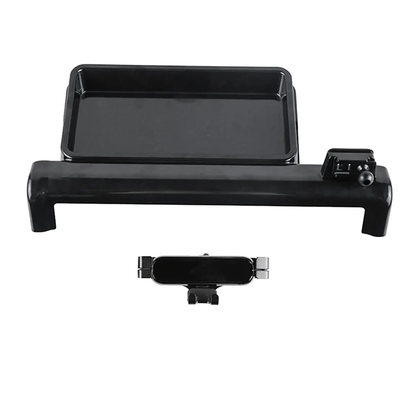 

For Toyota Alphard 40 Series 2023+ Center Console Organizer Behind Screen Storage Box With Phone Holder Replacement RHD