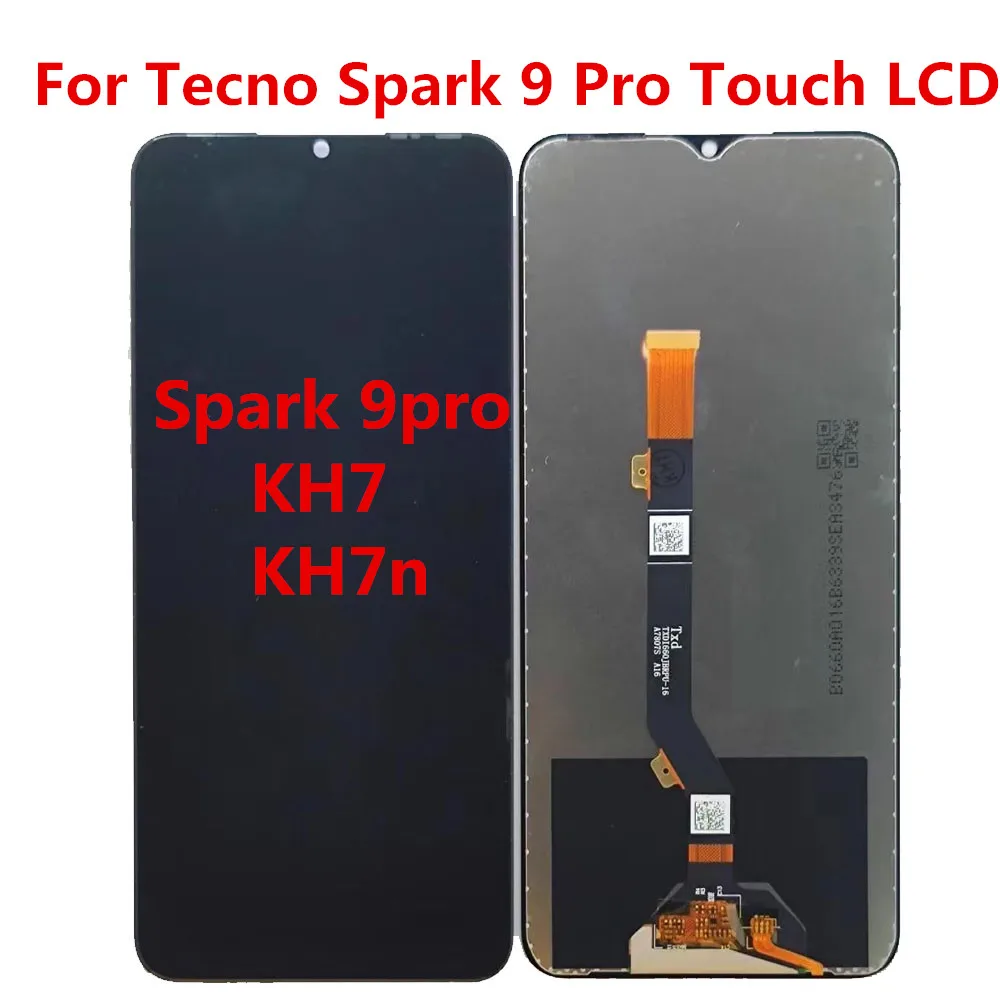 

6.6" Display For Tecno Spark 9 Pro KH7 KH7n LCD Display+Touch Screen Digitizer Assembly Spark9 Pro LCD Display Repair Parts