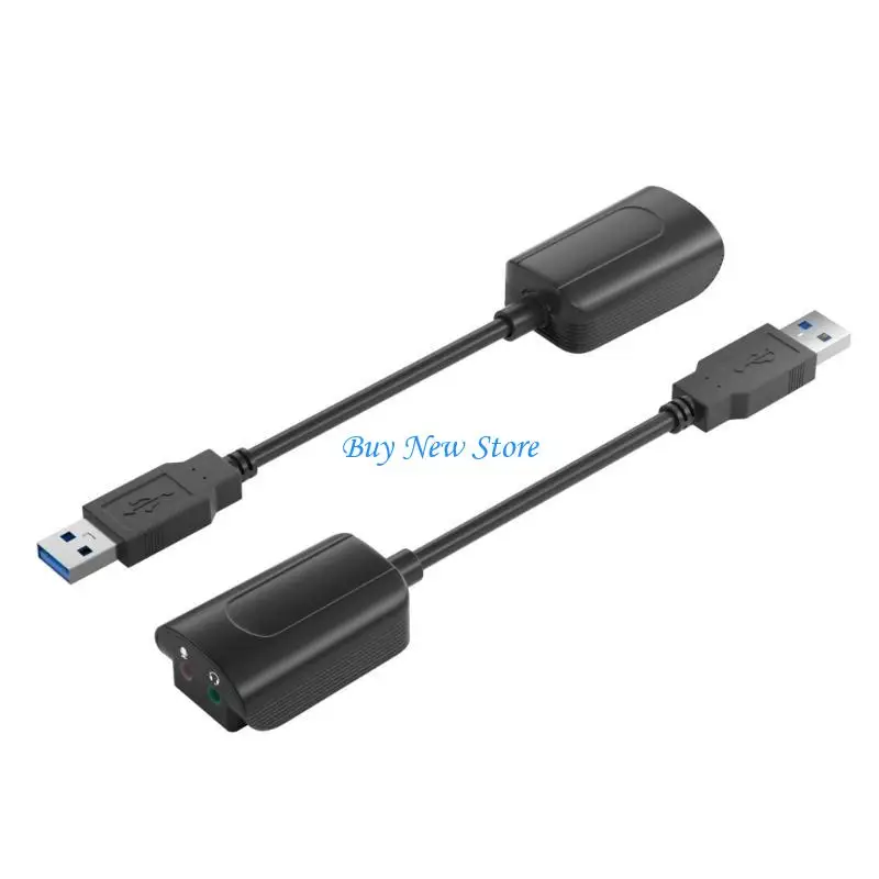 20CE External 7.1 USB Sound Card Audios Adapter Stereokonverter für Headset -Mikrofon -Ohrhörer -Laptop -Desktops