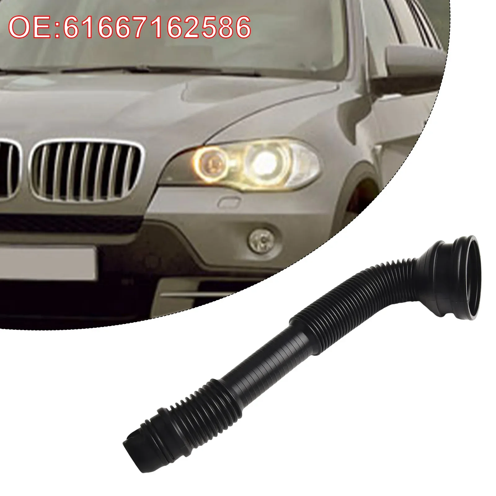 

Auto Repair Car Maintenance Wiper Washer Filler Pipe OEM 61667162586 Practical Utility Quick Usage Wear-resistant Structure