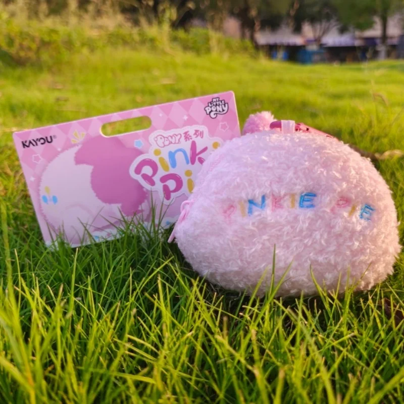 Kayou My Little Pony Series Plush Coin Purse with Keychain Anime Accessory Bag Pendant for Girls Birthday Gift Genuine Stock