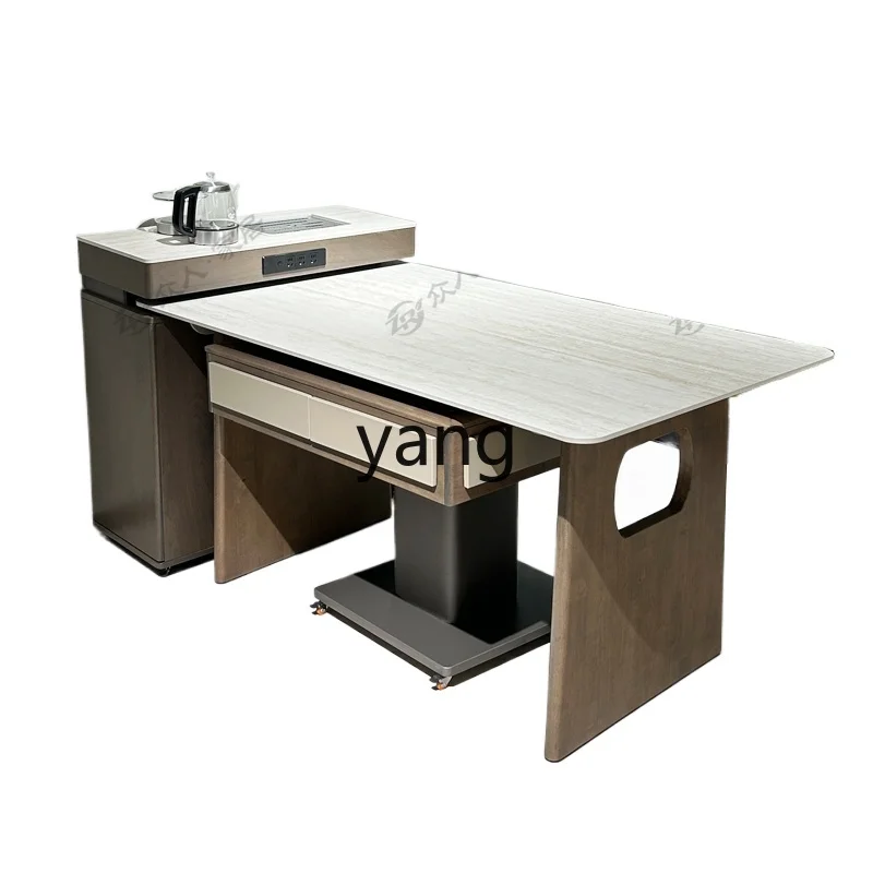 

LMMisland desktop modern solid wood dining table dual-purpose dining table automatic mahjong machine integrated