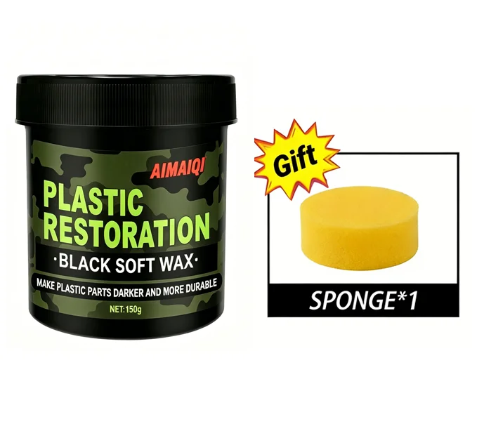 150g Premium Auto Tire Care Wax, Waterproof Shine, Dustproof & Long-Lasting Protection