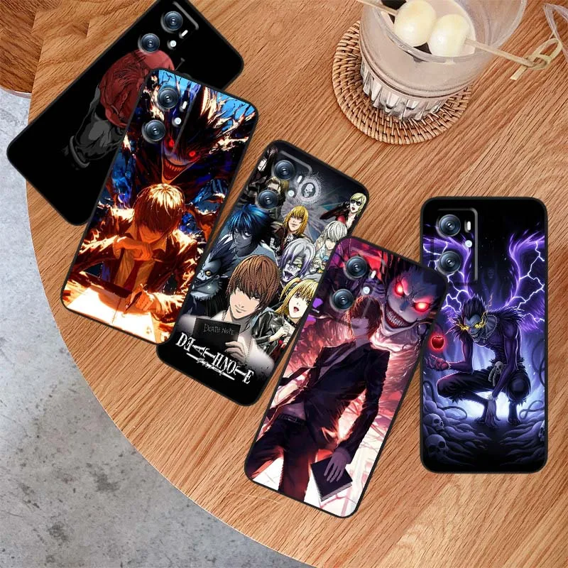 

Anime Death Note Cool Popular Phone Case For OPPO Reno 7 A96 A40 A58 5 6 Realme GT A74 A78 Neo2 A74 A78 Find X5 X3 X7 X8 Black