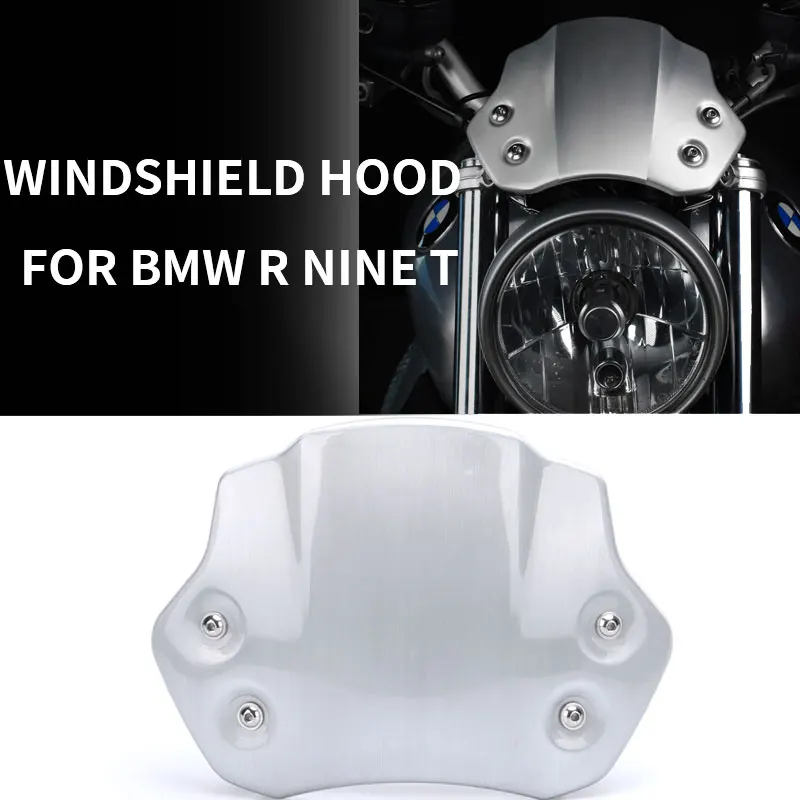 

Motorbike Front Windshield Windscreen Windproof Air Wind Screen Deflector For BMW R9T RNINET RnineT Scrambler Racer Pure Urban