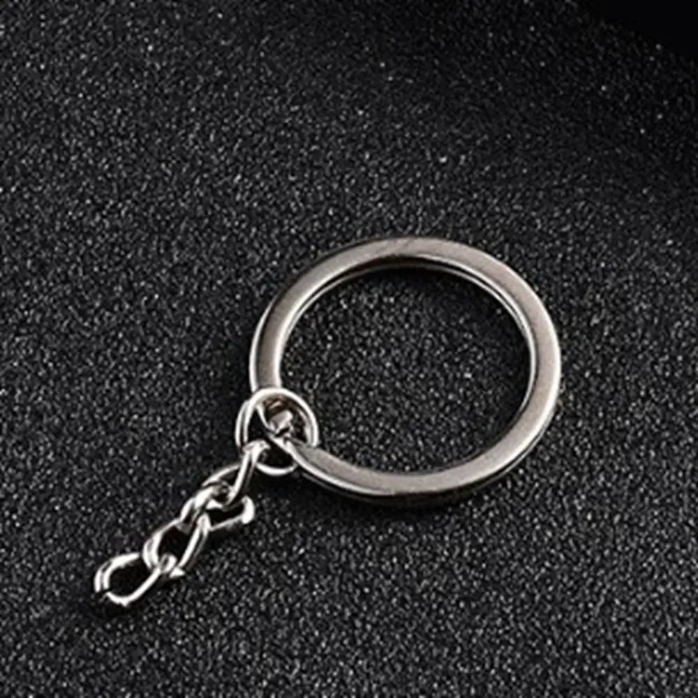 10pcs 3 Sizes New Metal DIY Key Ring Silver EDC Key Ring Key Chain Outdoor Keychain Carabiner Locking