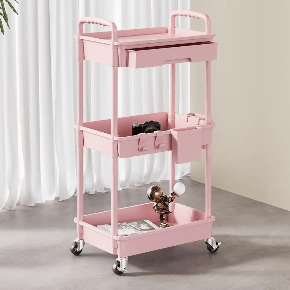 

Tier Rolling Storage Cart With Drawers Rolling Utility Cart With Drawers,Room Decor,Bathroom Decor,Rolling Utility Cart Rolling