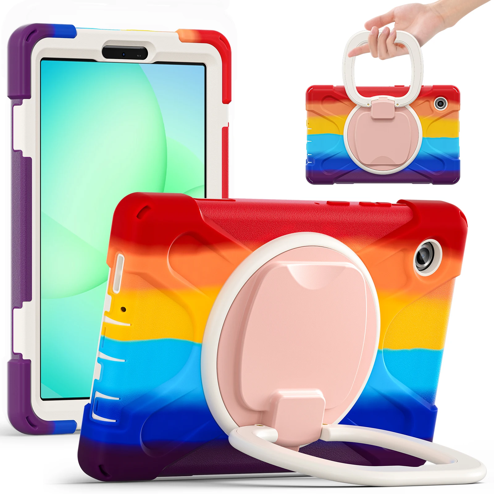 Tablet Case for Samsung Galaxy Tab A11 8.7 inch Bracelet stand Cover for Galaxy Tab A11 2025 SM-X133 Case with shoulder strap