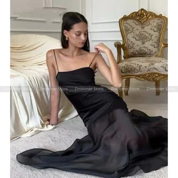 Europe and the United States wind sexy one-line neck halter dress female side zip mesh splicing open hem long skirt