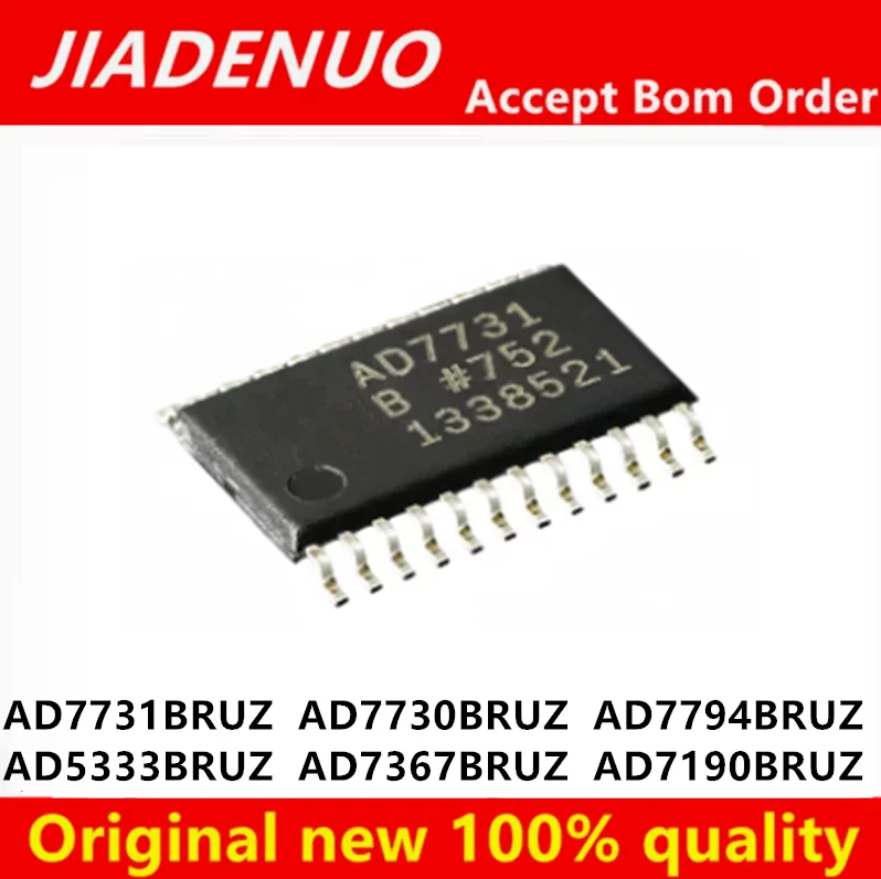 (1piece) New AD7730BRUZ  AD7731BRUZ AD7794BRUZ AD5333BRUZ AD7367BRUZ AD7190BRUZ AD7731 AD7730 AD7794 AD5333 AD7367 AD7190 sop-24