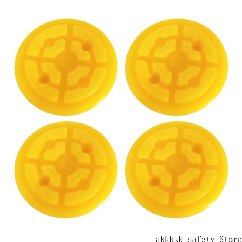 

XXFF 4pcs Round Auto Lift Platform Pads for Double Column Lifts Lifting Platform Pads