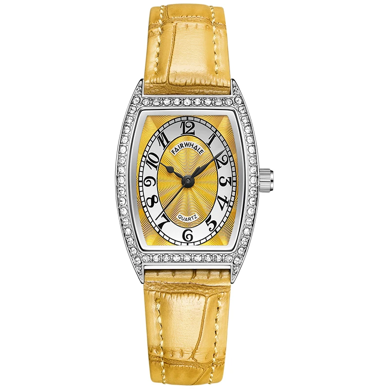 مارك Fairwhale 3450 ساعة أنيقة للنساء الماس السيدات فستان كوارتز ساعات مقاوم للماء ساعة امرأة #1