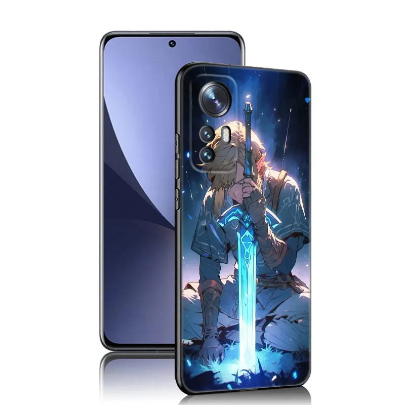 The Legend of Zeldas Black Silicone Phone Case For Xiaomi Mi 9 SE 8 10 10T 11 12 13 Lite 9T 11T 12S 12T 13T 14 Pro 5G NE 11i 12X image 6