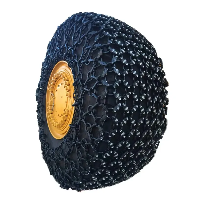 17.5-25 Forklift Wheel Loader Tyre Quarry Automatic Tire Protection Chains Dumptruck Tractor for  R6 Saw  Cover Defence