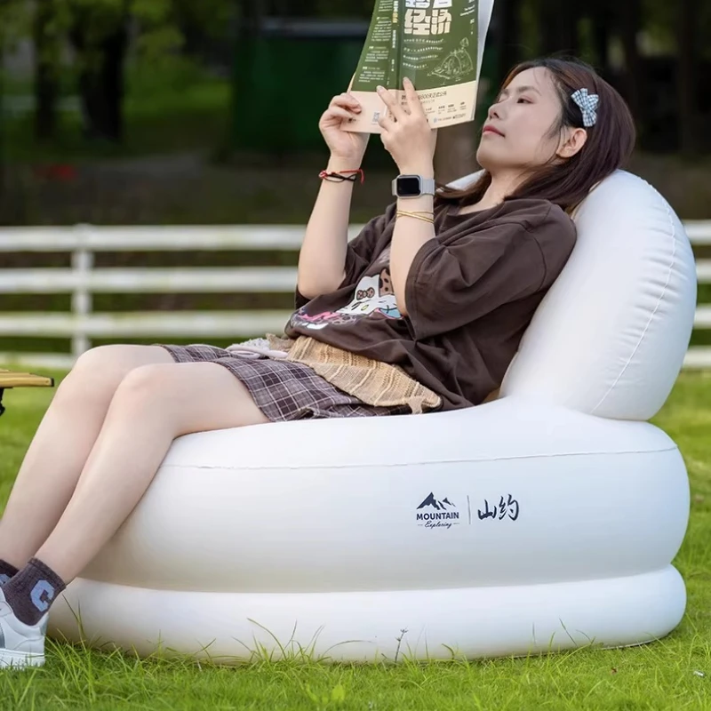Lazy Person's Camping Inflatable Single-person Portable Camping Inflatable Seat Lie-down Outdoor Furniture Opblaasbaar ZYCQSF